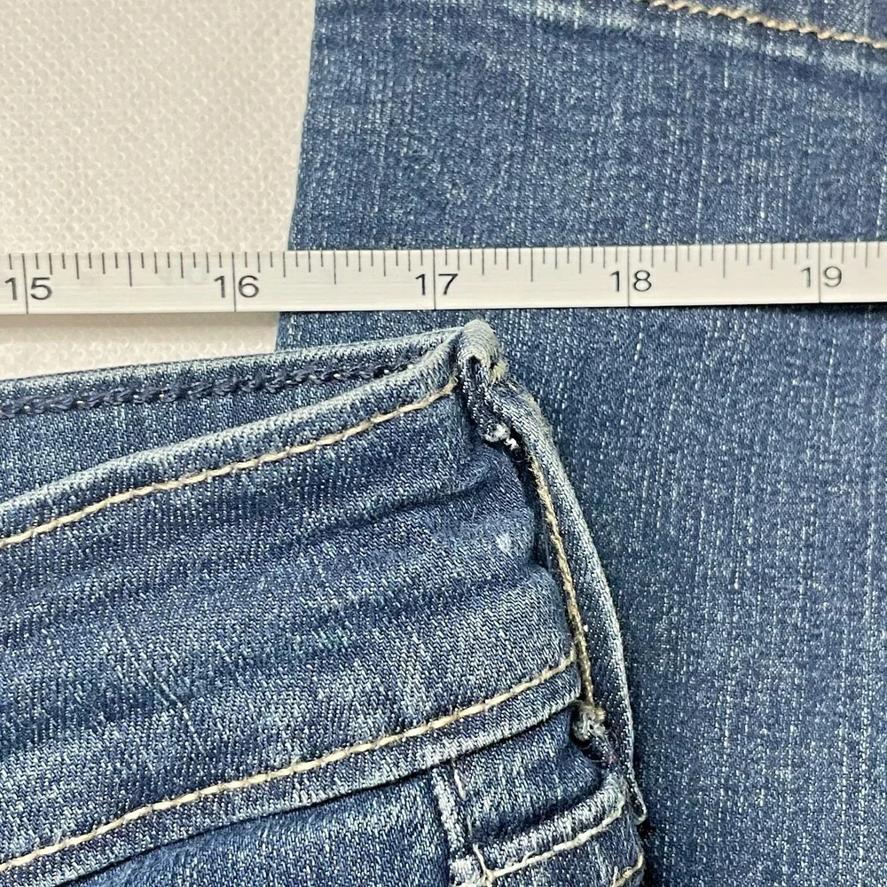 Levi Strauss Signature Jeans Womens 16W Dark Wash Skinny Stretch Denim